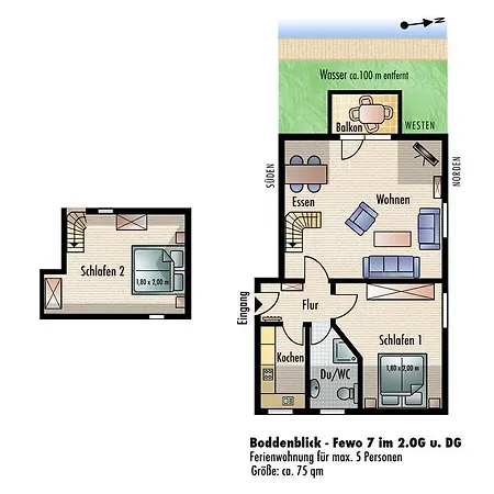 Villa Boddenblick Wiek auf Rügen Zimmer foto
